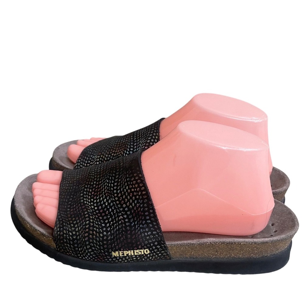 Mephisto Hanik is a trendy and lightweight slide sandal support 29/USA lady 9